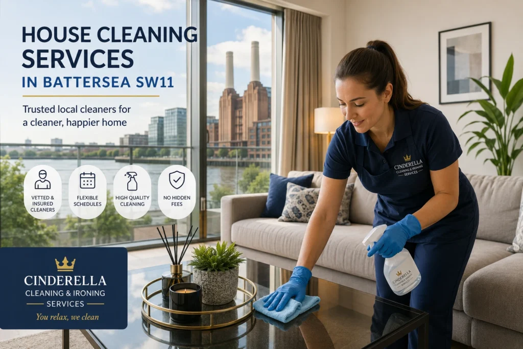 Trusted home cleaners providing house cleaning and maid services in Battersea SW11